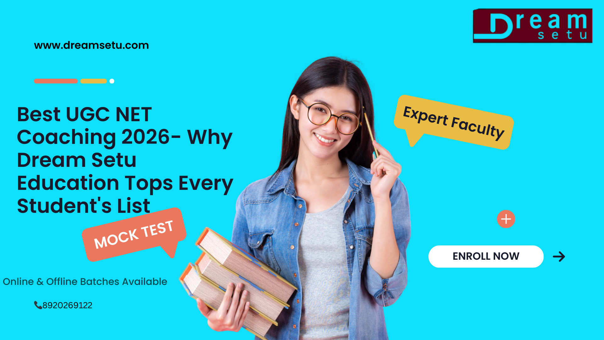 Best UGC NET Coaching 2026- Why Dream Setu Education Tops Every Student's List
