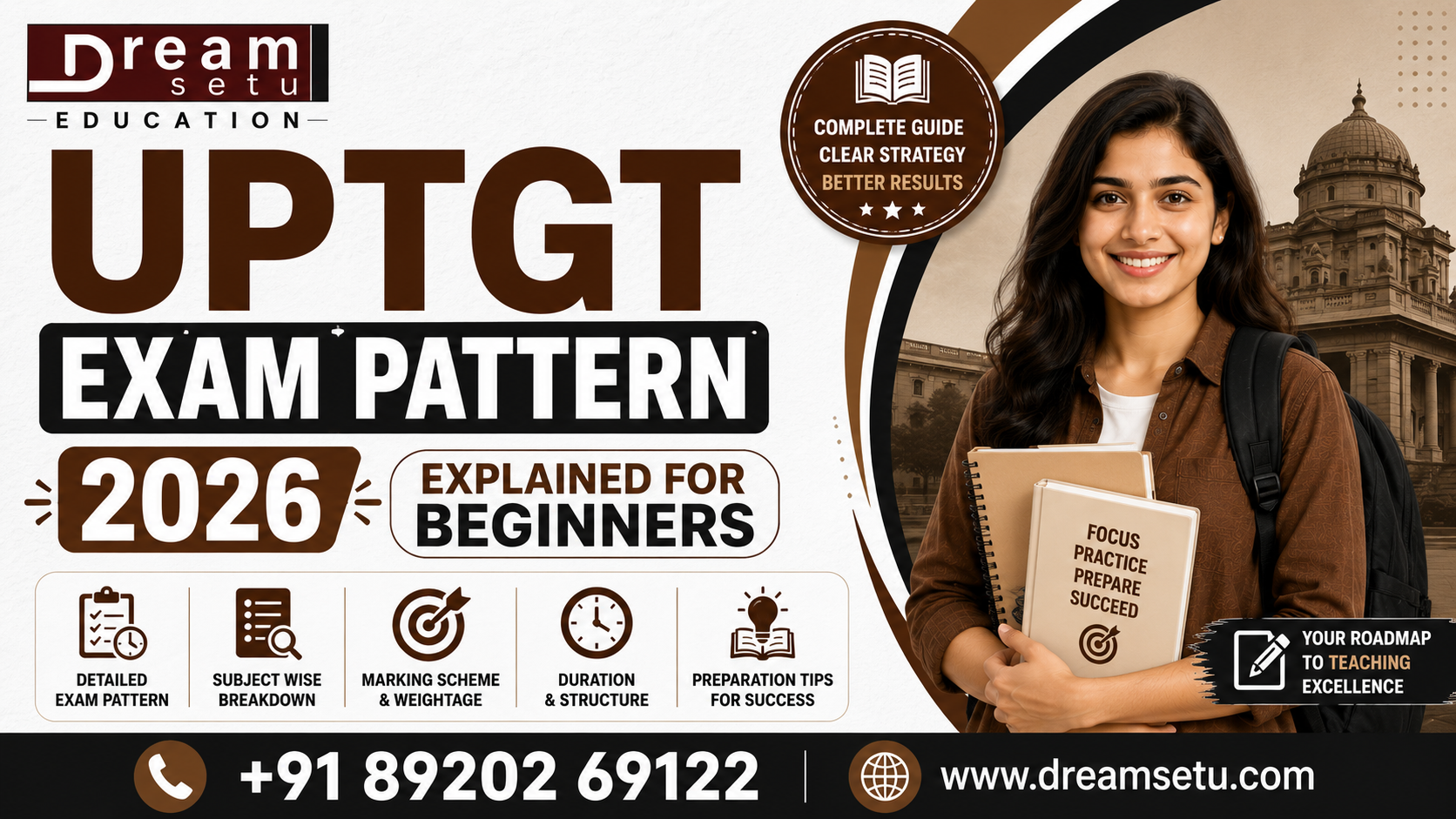 Dream Setu Education - UPTGT Exam Pattern 2026